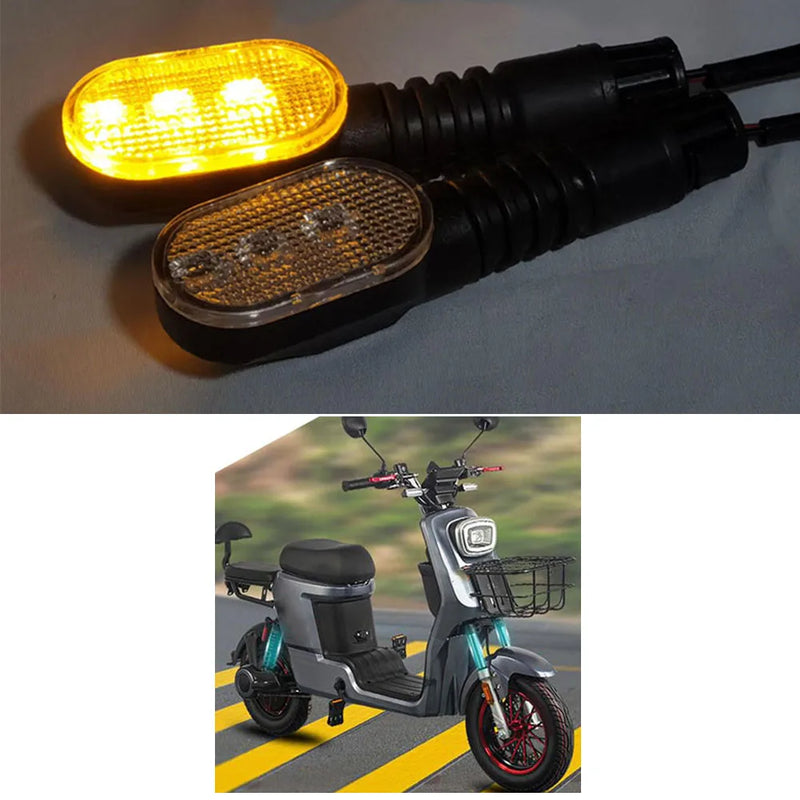 36V/48V/60V/72V Bike Light Bicycle Turn Signal Horn Taillight Warning Lamp Outdoor For Electric Throttle Motorcycle Scooter Part