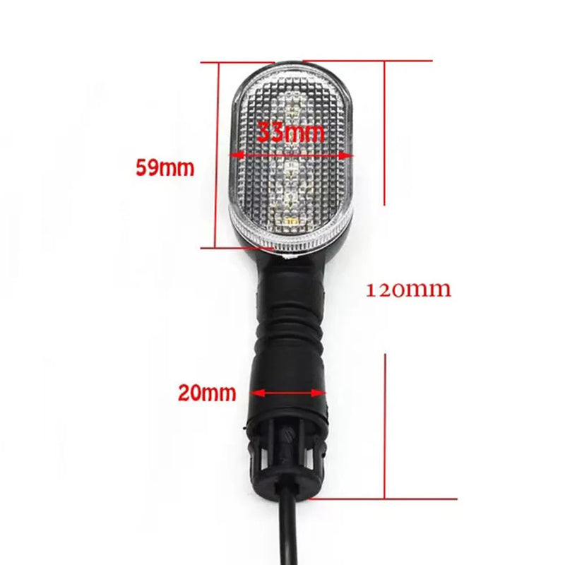 36V/48V/60V/72V Bike Light Bicycle Turn Signal Horn Taillight Warning Lamp Outdoor For Electric Throttle Motorcycle Scooter Part