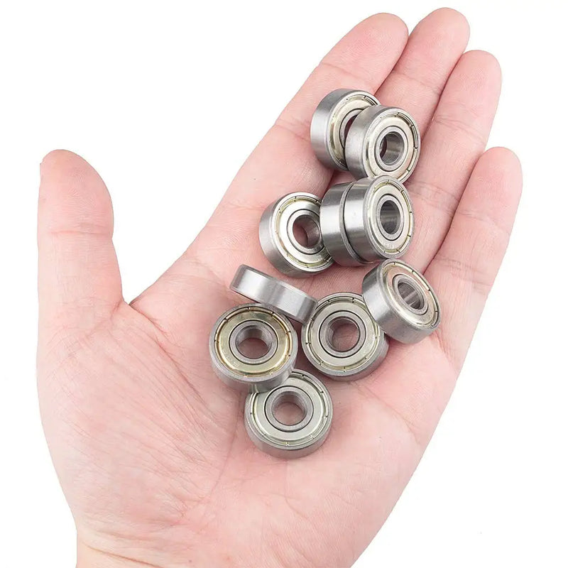 10pcs 608ZZ 608RS Deep Groove Ball Bearing 8*22*7 8x22x7 MM Double Shielded Miniature High-carbon Steel Single Row 608ZZ ABEC-7