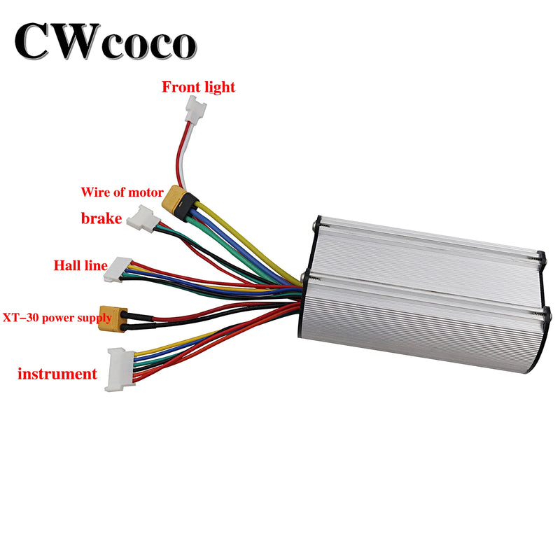 24V 36V Electric Bicycle Controller Brake LCD Display Set Electric Scooter Controller Brushless Motor Electric Bicycle Accessori