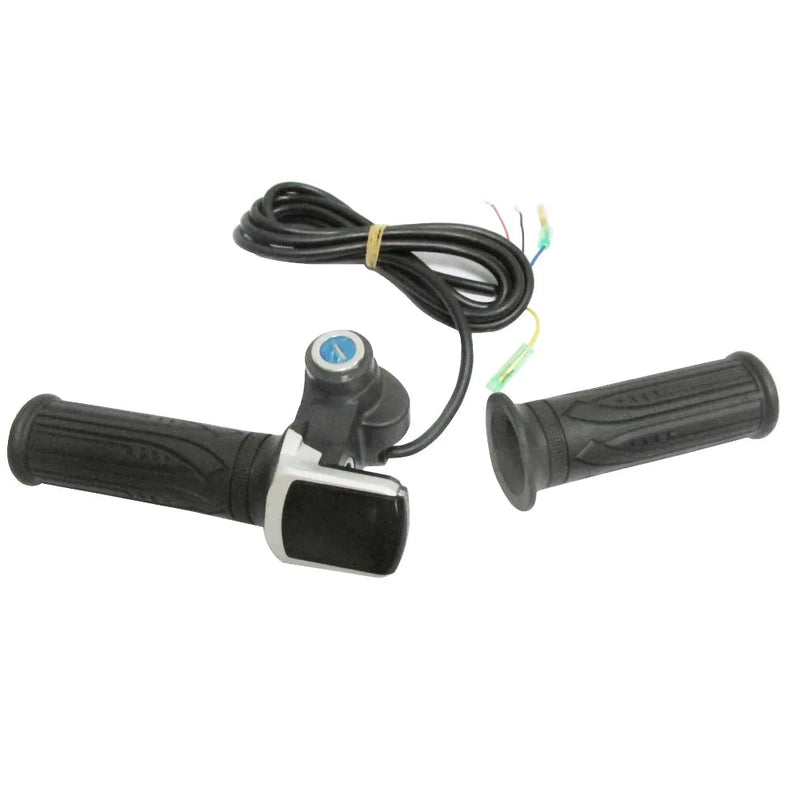 Electric Bike Throttle 24V36V48V Accelerator for E-bike/Electric Scooter Accessory Throttle Handlebar with LED Display